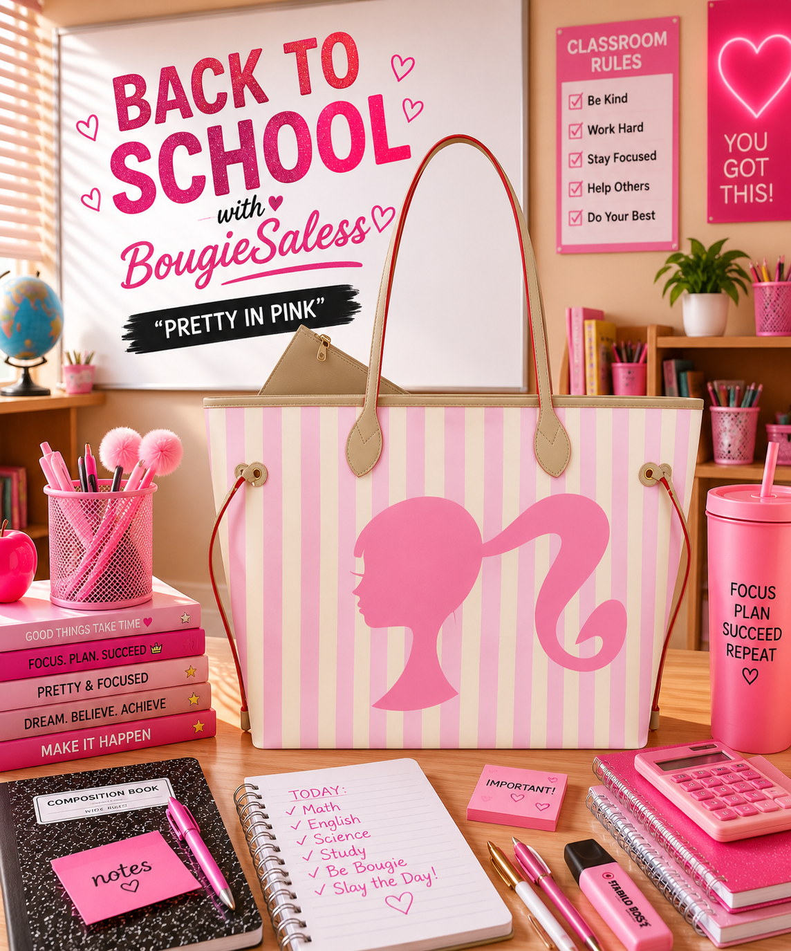 Pretty In Pink Tote