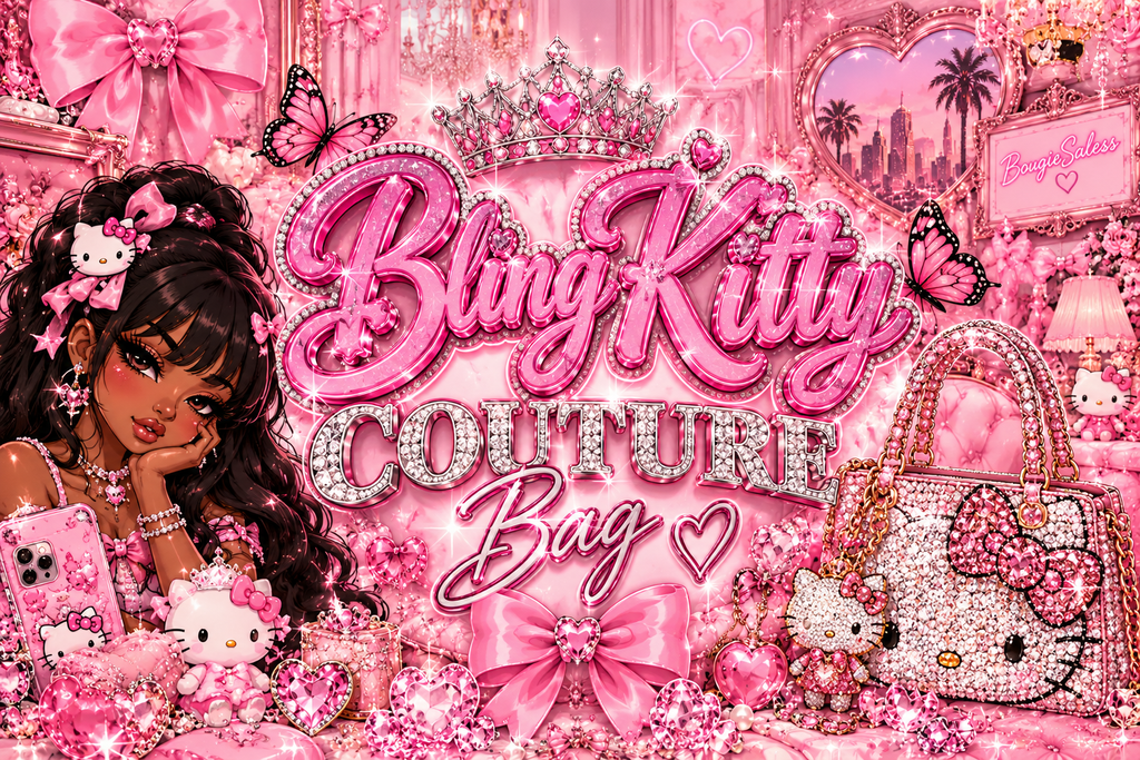 Bling Kitty Couture Bag — PLEASE READ BEFORE PURCHASING! 🩷