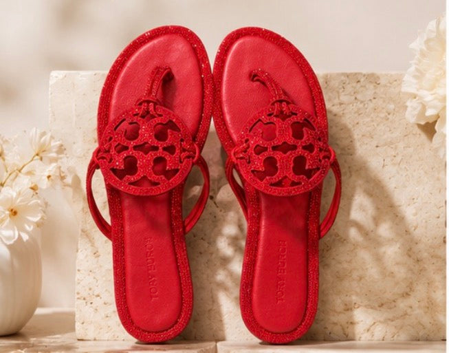 Red Hey Luxe Sandals