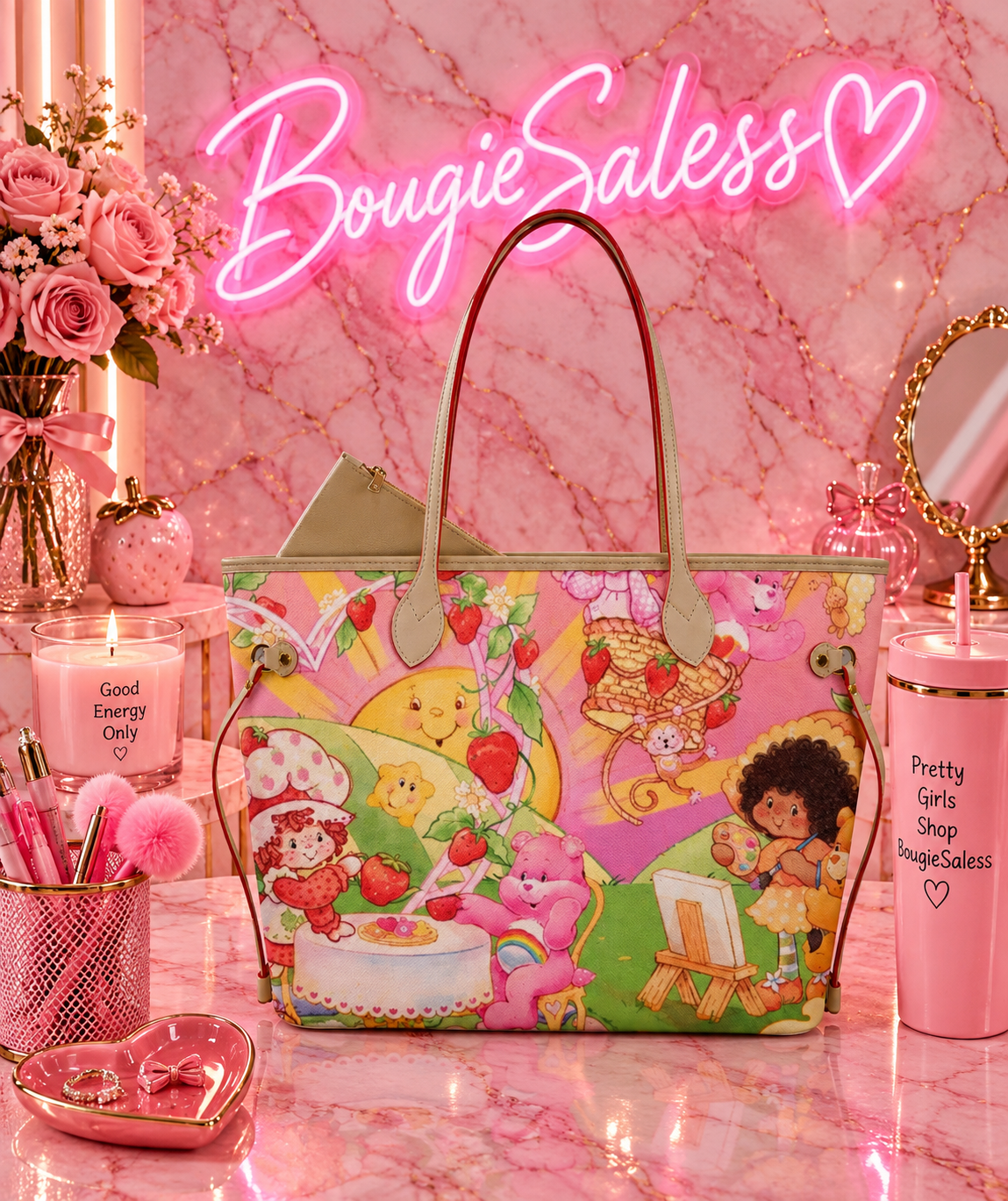 Strawberry Daydream Tote