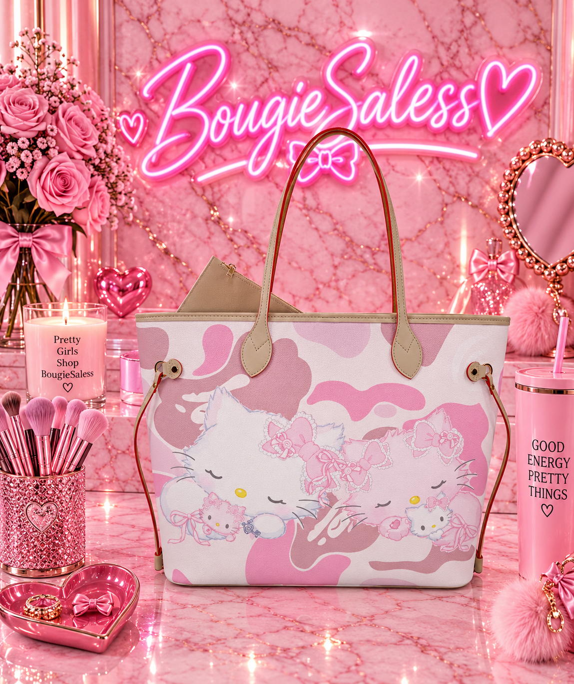 Sweetheart Camo Tote